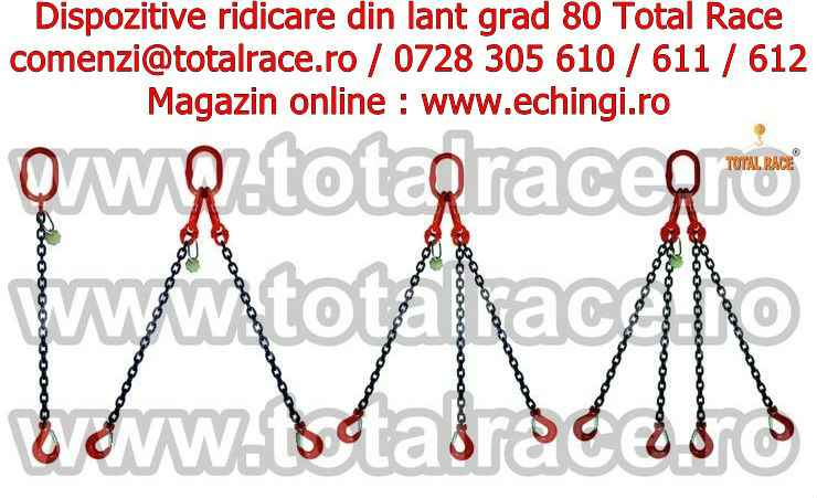 1-4 brate dispozitiv lant ridicare grad 80 carlig siguranta date contact