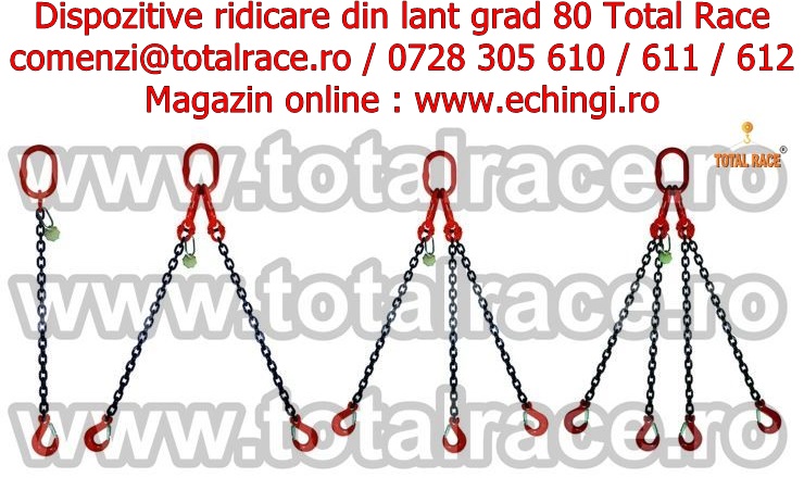 1-4 brate dispozitiv lant ridicare grad 80 carlig siguranta date contact