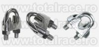 bride cablu turnate DIN741 brida zincata bride fixare accesorii cablu tractiune