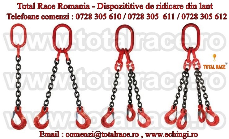 lanturi ridicare macara grad 80 negre gata montate industriale profesionale diverse capacitati5