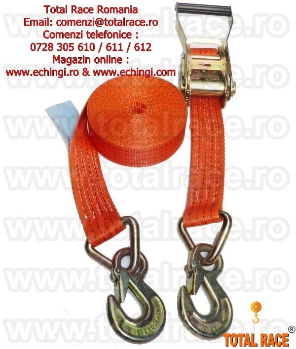chingi ancorare textile 50 mm carlig siguranta Total Race
